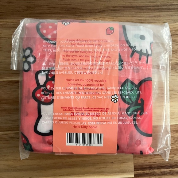 BAGGU x Hello Kitty Standard Size Reuseable Bag SOLD OUT - Picture 2 of 3
